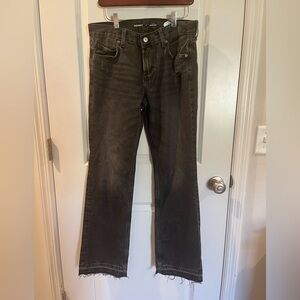 Old Navy Black distressed Boot-Cut Jeans
